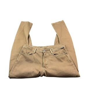 G-Star Heavy Brown Denim 3D Arc Men's‎ Button Fly Jeans Size 33x22